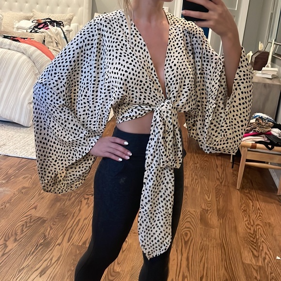 Spotted tie shirt - Picture 4 of 5